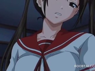 Groovy hentai rjavolaska muca polizala in zajebal v