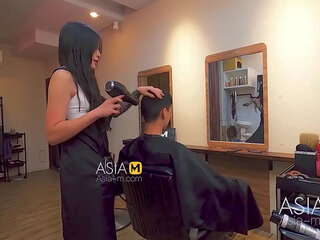 Modelmedia asia-barber kedai berani sex-ai qiu-mdwp-0004-best asal asia dewasa filem vid