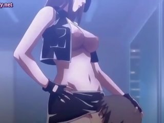Anime prostitutė žaisti su didelis narys