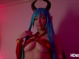 Fascinating Demon Cosplay And Soldier Fuck