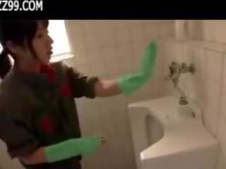 Mosaic: fermecător mai curat dă tocilar muie în lavatory 01